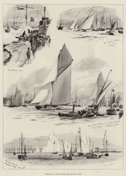 Bocetos en Cowes durante la Semana de la Regata